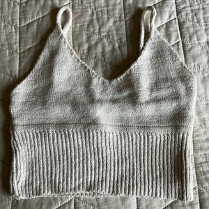 Knit crop top